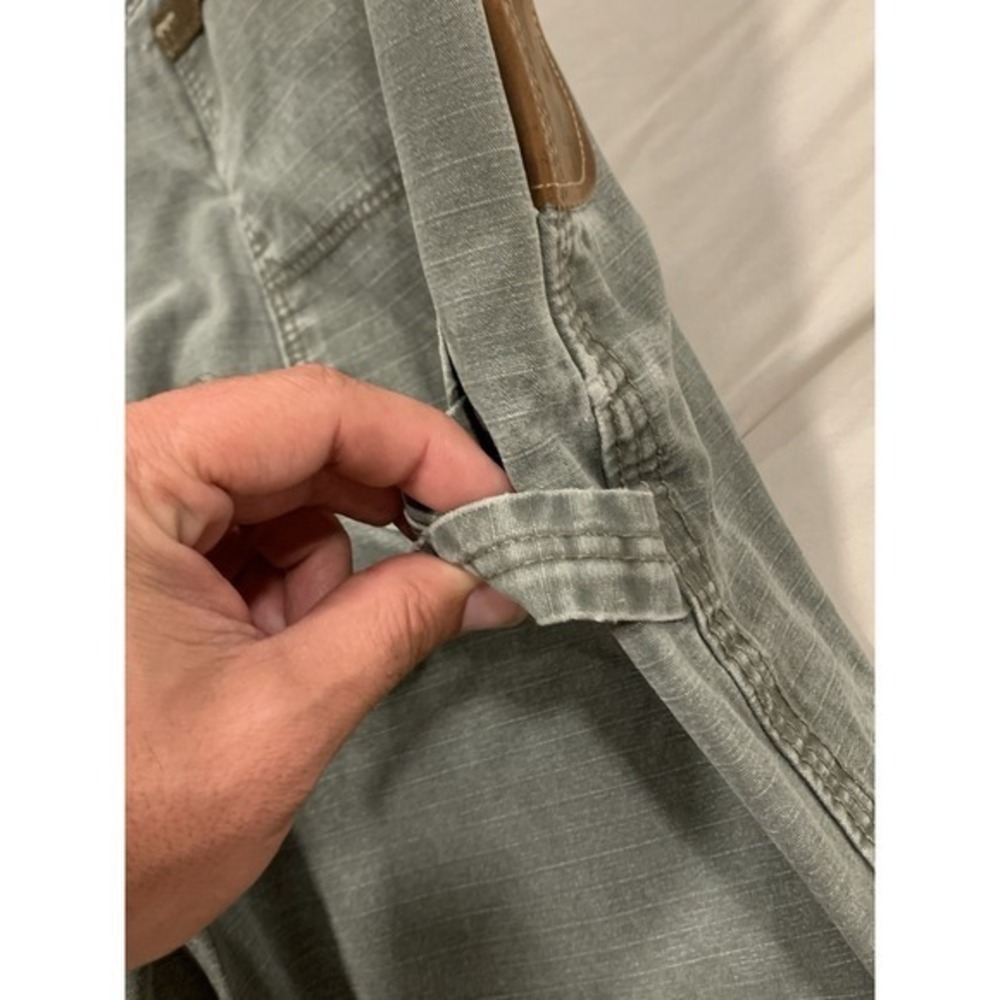 Wrangler Riggs Workwear Pants 38x32 Green Utility Carpenter Heavy Duty Canvas - Picture 9 of 12